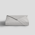 Light Grey Organic Cotton Percale Flat Sheet