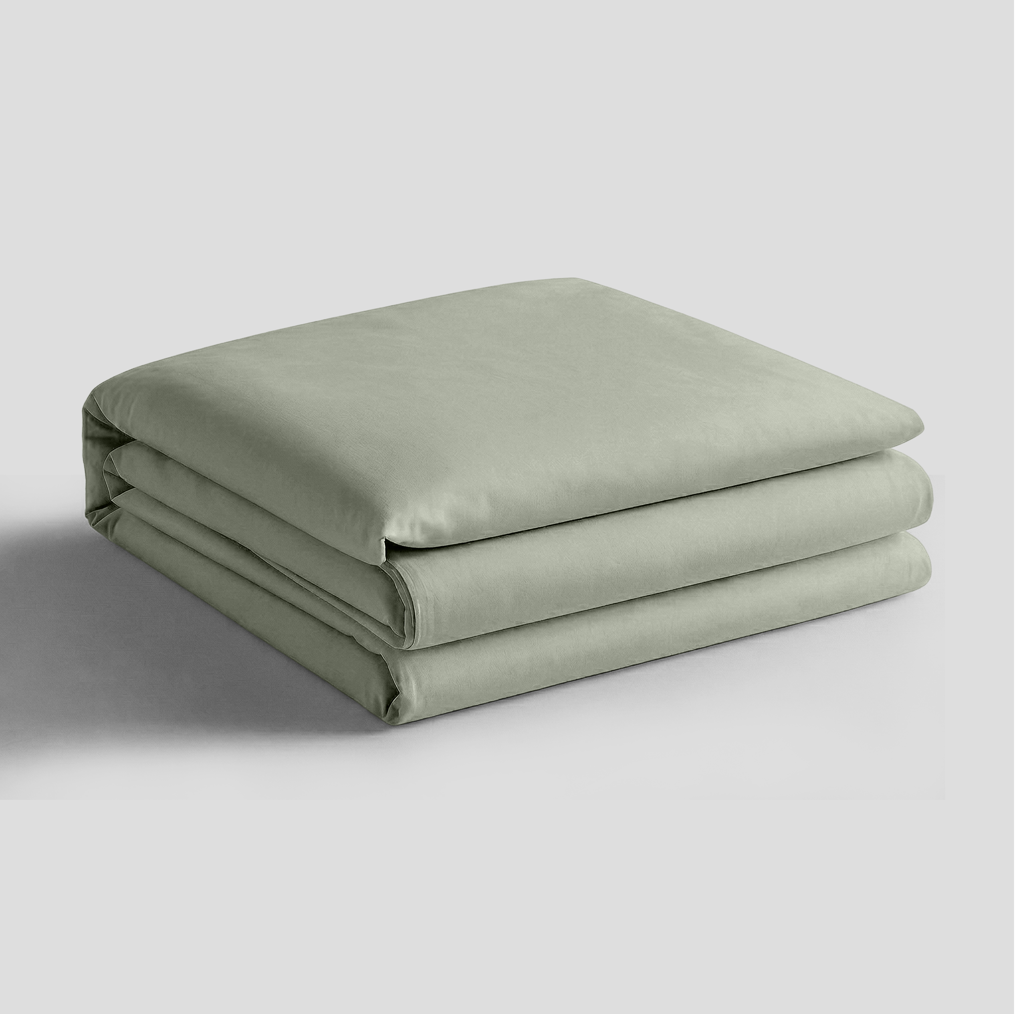 Sage Organic Cotton Percale Duvet Cover