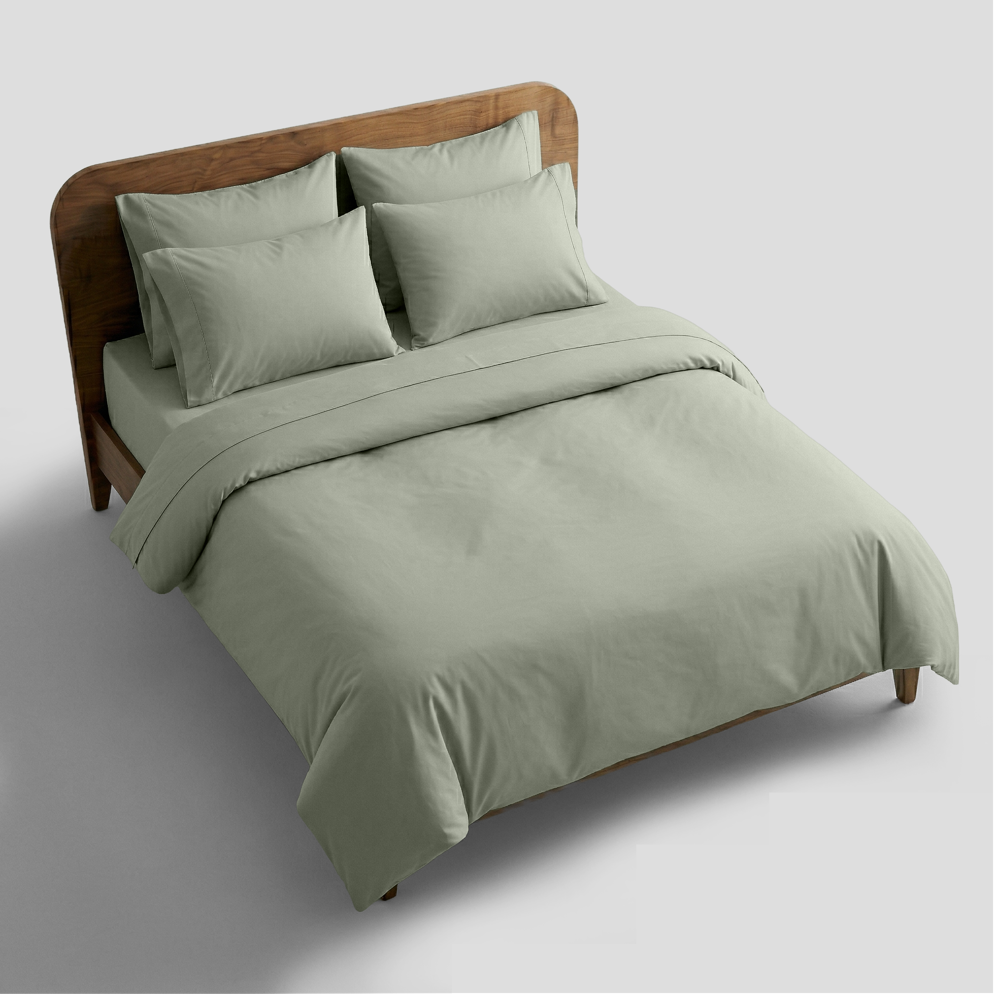 Sage Organic Cotton Percale Pillowcases