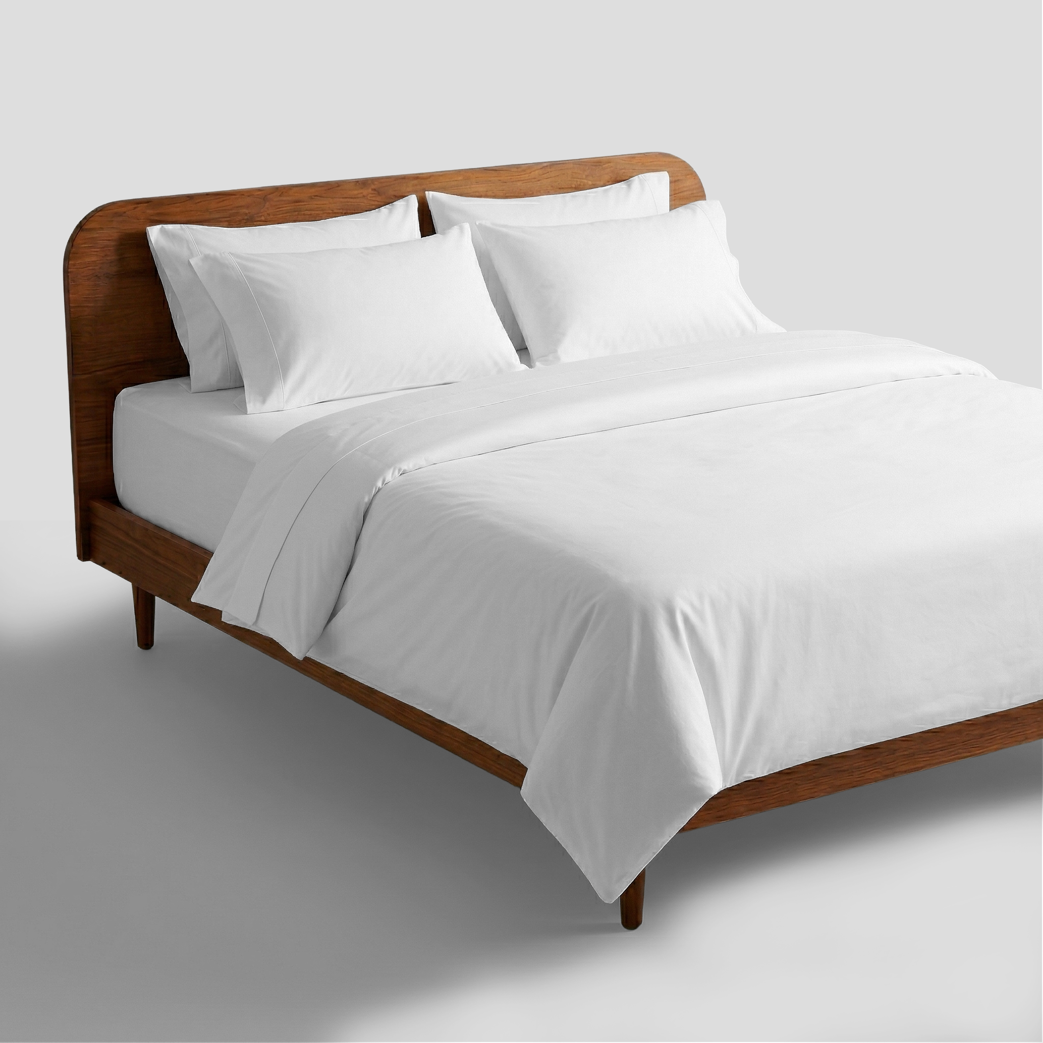 White Organic Cotton Percale Pillowcases